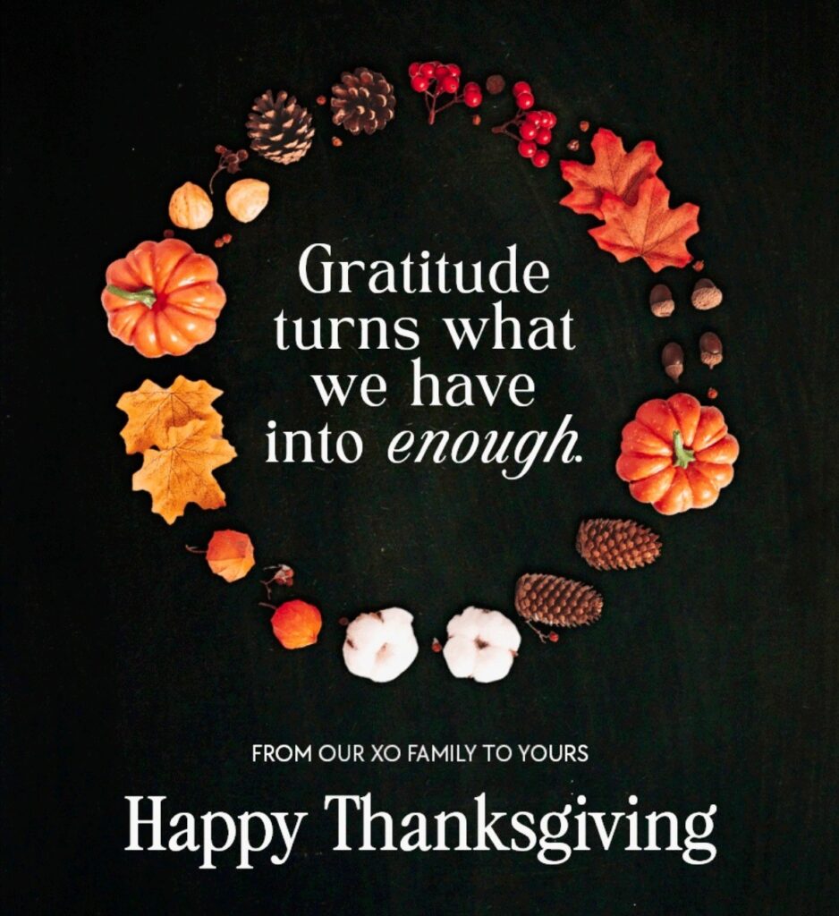A Heartfelt Thanksgiving Message to Our My Ashleah Community